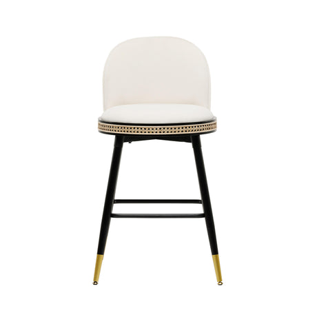 Harley Velvet Stool by TOV Furniture at Eve Furniture