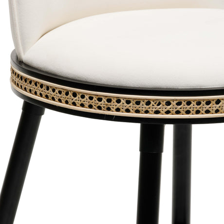 Harley Velvet Stool by TOV Furniture at Eve Furniture