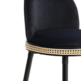 Harley Velvet Stool by TOV Furniture at Eve Furniture