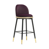 Harley Velvet Stool by TOV Furniture at Eve Furniture