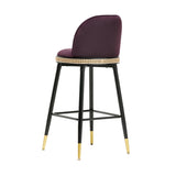 Harley Velvet Stool by TOV Furniture at Eve Furniture