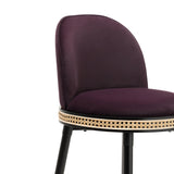 Harley Velvet Stool by TOV Furniture at Eve Furniture