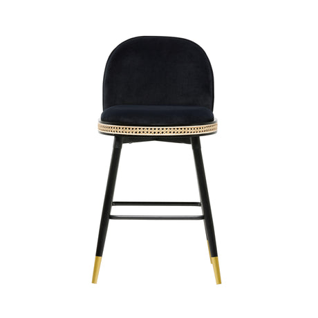 Harley Velvet Stool by TOV Furniture at Eve Furniture