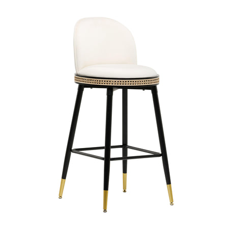 Harley Velvet Stool by TOV Furniture at Eve Furniture