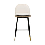 Harley Velvet Stool by TOV Furniture at Eve Furniture