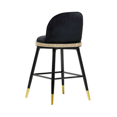Harley Velvet Stool by TOV Furniture at Eve Furniture