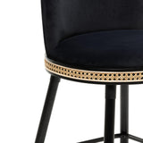 Harley Velvet Stool by TOV Furniture at Eve Furniture