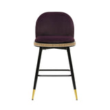 Harley Velvet Stool by TOV Furniture at Eve Furniture
