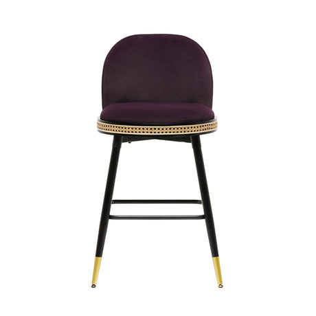 Harley Velvet Stool by TOV Furniture at Eve Furniture