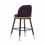 Harley Velvet Stool by TOV Furniture at Eve Furniture