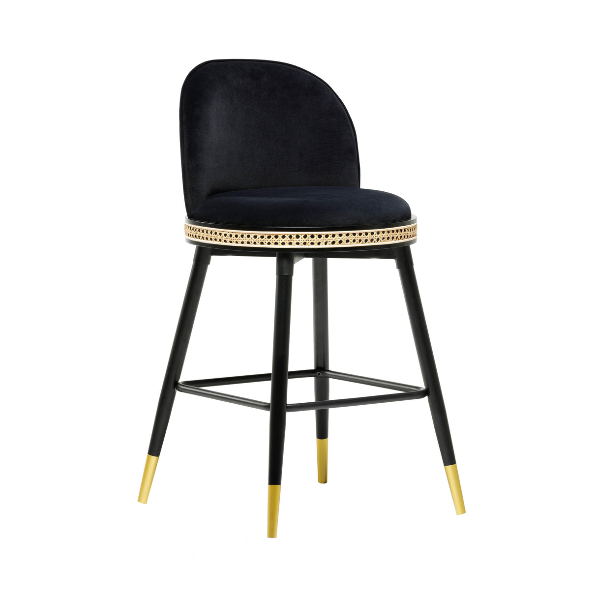 Harley Velvet Stool by TOV Furniture at Eve Furniture