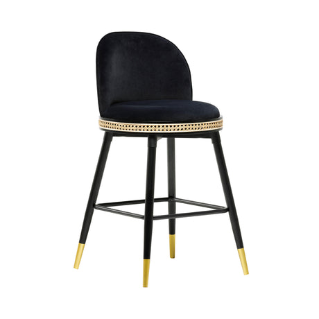 Harley Velvet Stool by TOV Furniture at Eve Furniture