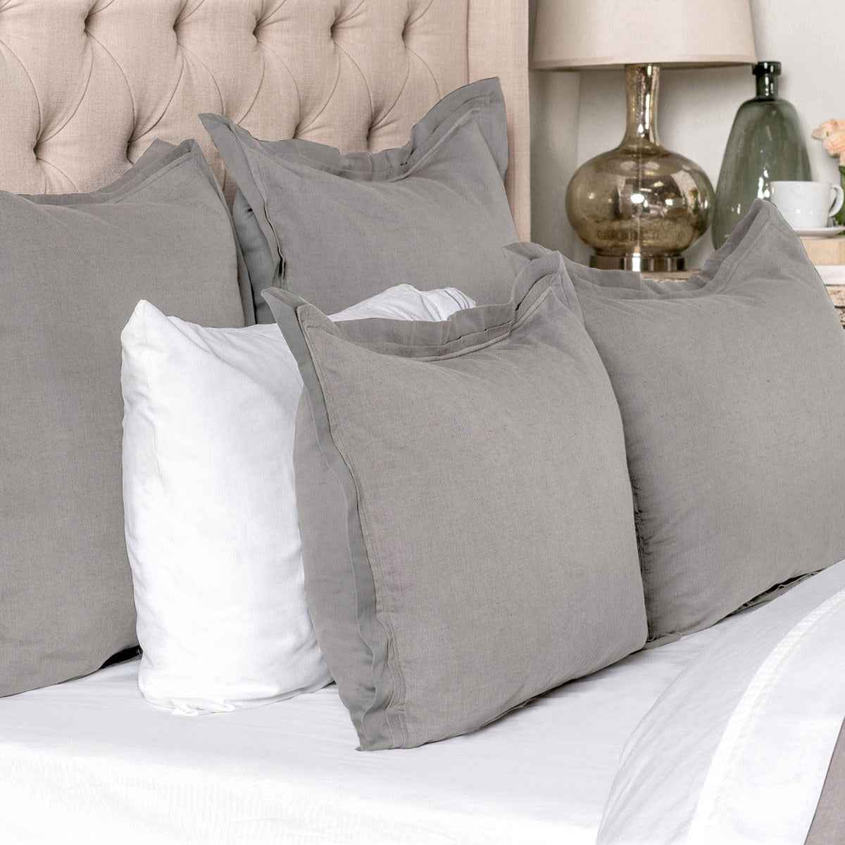 Harlow Gray Duvet Collection by Classic Home at Eve Furniture