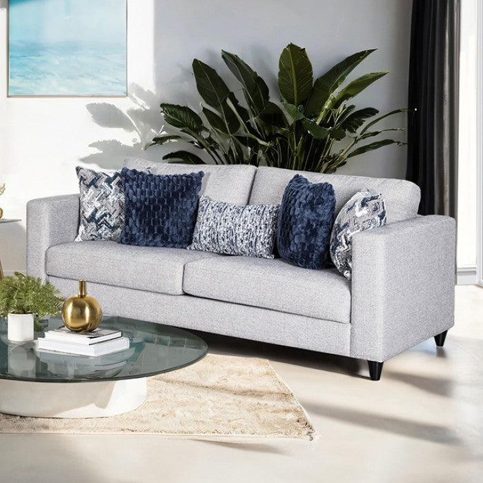 Harlow Light Gray Sofa by Furniture of America at Eve Furniture