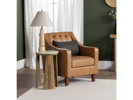 Harmon Brown/Brown Accent Chair by Crestview at Eve Furniture