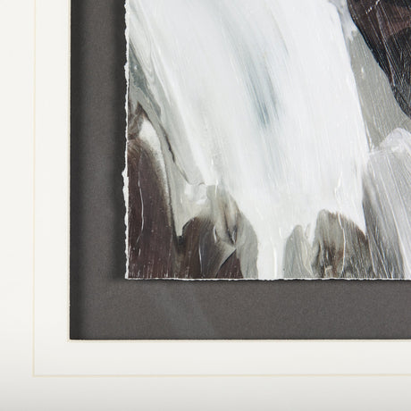 Harmonic VI by Mercana Studio a Hand Embellished Textured Framed Art Print Matted under Glass by Mercana at Eve Furniture