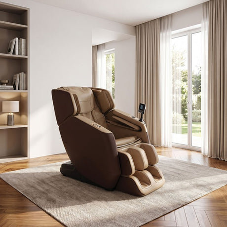 Harmonis Brown Massage Chair by Furniture of America at Eve Furniture