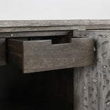 Harmony 4 Door Cabinet - Vintage Gray by Classic Home at Eve Furniture