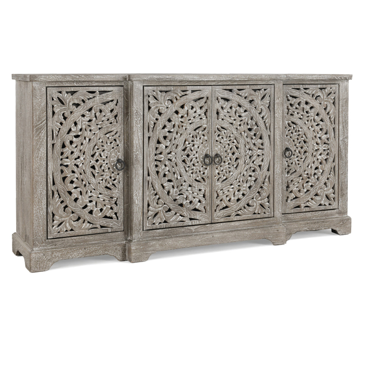 Harmony 4 Door Cabinet - Vintage Gray by Classic Home at Eve Furniture