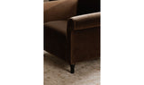 Harmony Accent Chair Dark Brown Faux Mohair by Moe's Home at Eve Furniture