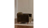 Harmony Accent Chair Dark Green Faux Mohair by Moe's Home at Eve Furniture