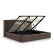 Harmony Chocolate Brown Performance Chenille King Bed by TOV Furniture at Eve Furniture