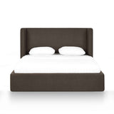 Harmony Chocolate Brown Performance Chenille Queen Bed by TOV Furniture at Eve Furniture