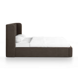 Harmony Chocolate Brown Performance Chenille Queen Bed by TOV Furniture at Eve Furniture