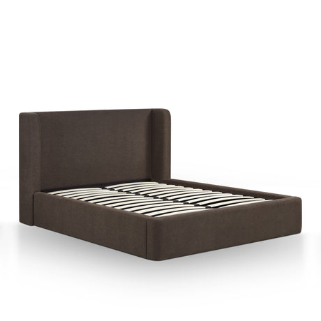 Harmony Chocolate Brown Performance Chenille Queen Bed by TOV Furniture at Eve Furniture