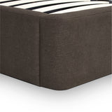 Harmony Chocolate Brown Performance Chenille Queen Bed by TOV Furniture at Eve Furniture