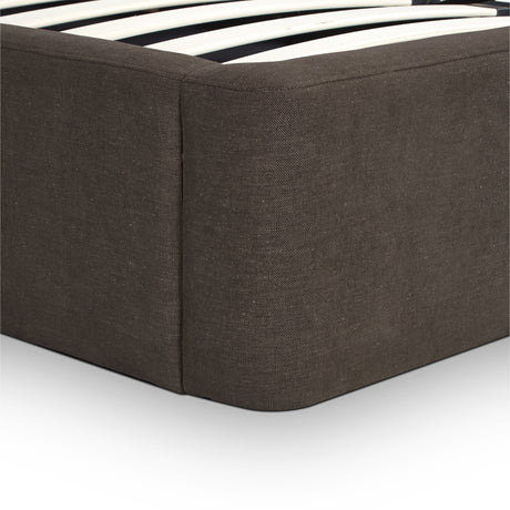 Harmony Chocolate Brown Performance Chenille Queen Bed by TOV Furniture at Eve Furniture