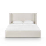 Harmony Cream Performance Chenille Queen Bed by TOV Furniture at Eve Furniture