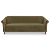 Harmony Dark Green Faux Mohair Sofa by Moe's Home at Eve Furniture