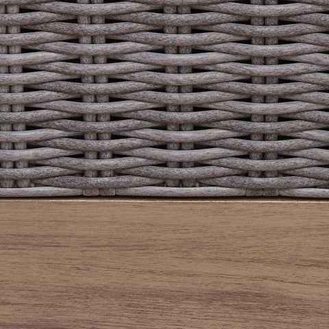 Harmony Headlands Natural/Gray Outdoor Swivel Lounge with Cushion by Ashley at Eve Furniture