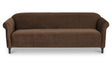 Harmony Sofa Dark Brown Faux Mohair by Moe's Home at Eve Furniture