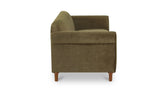 Harmony Sofa Dark Green Faux Mohair by Moe's Home at Eve Furniture