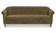 Harmony Sofa Dark Green Faux Mohair by Moe's Home at Eve Furniture