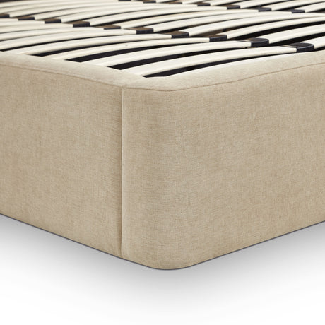Harmony Tan Performance Chenille King Bed by TOV Furniture at Eve Furniture