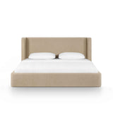 Harmony Tan Performance Chenille King Bed by TOV Furniture at Eve Furniture