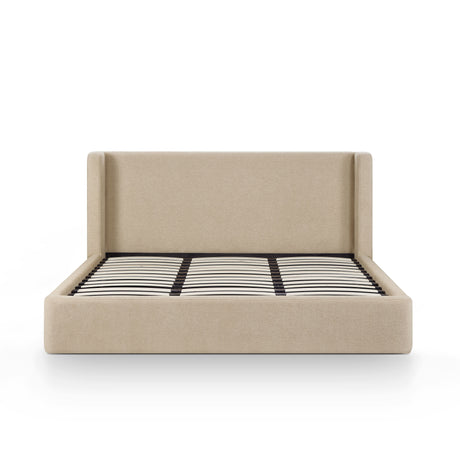 Harmony Tan Performance Chenille King Bed by TOV Furniture at Eve Furniture