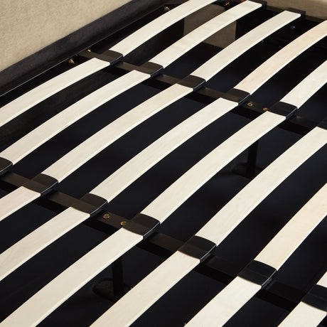 Harmony Tan Performance Chenille King Bed by TOV Furniture at Eve Furniture