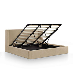Harmony Tan Performance Chenille King Bed by TOV Furniture at Eve Furniture