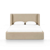 Harmony Tan Performance Chenille Queen Bed by TOV Furniture at Eve Furniture