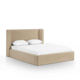 Harmony Tan Performance Chenille Queen Bed by TOV Furniture at Eve Furniture