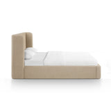 Harmony Tan Performance Chenille Queen Bed by TOV Furniture at Eve Furniture