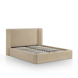 Harmony Tan Performance Chenille Queen Bed by TOV Furniture at Eve Furniture
