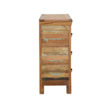 Harper Reclaimed Wood 4-Drawer Accent Cabinet