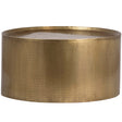 Harper Coffee Table, Brass by Dovetail at Eve Furniture