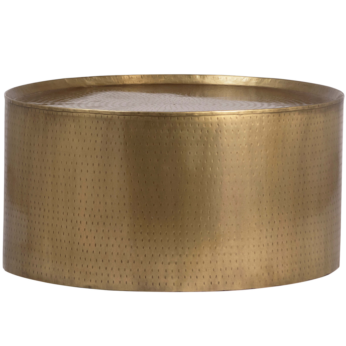 Harper Coffee Table, Brass by Dovetail at Eve Furniture