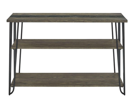 Harper Sofa Table with SIntered Stone Inlay by Steve Silver at Eve Furniture